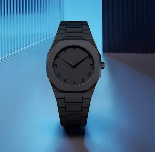 Black Aura Arabic Watch